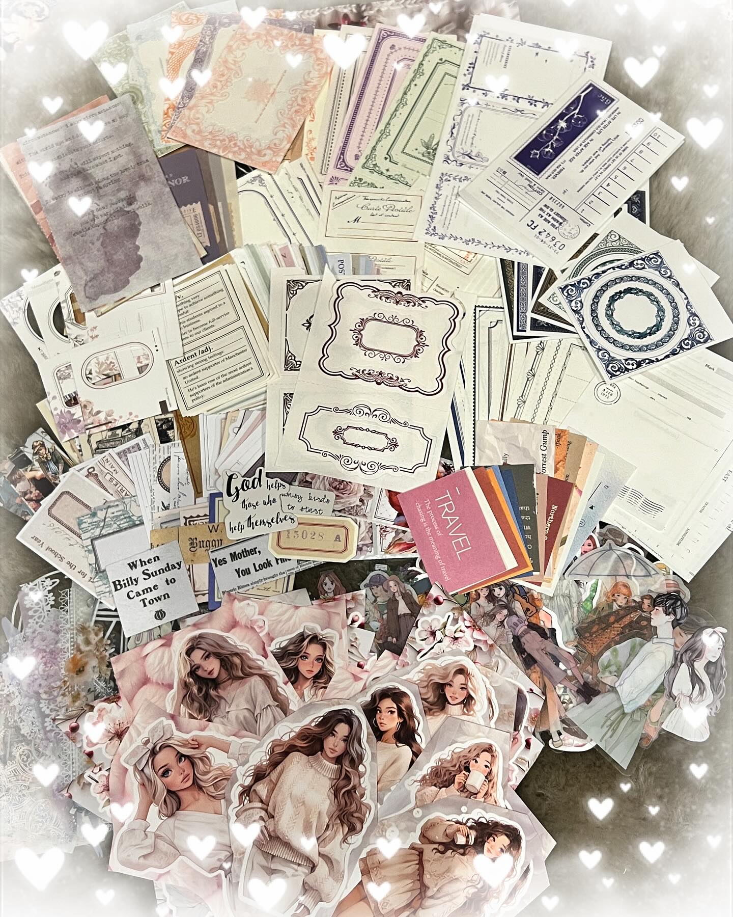 200枚】コラージュステッカー♡おすそ分け