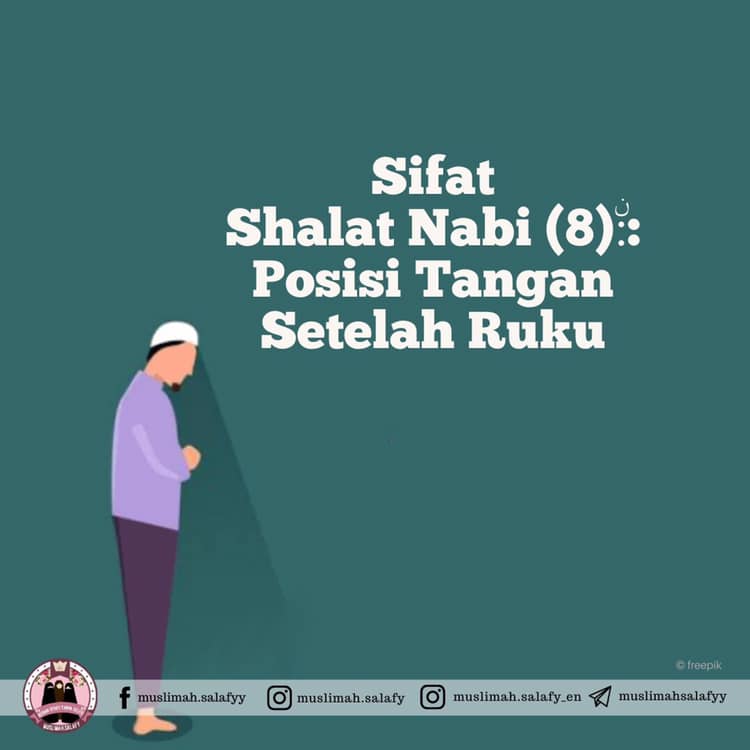 Muslimah.salafy - 🔎 Sifat Shalat Nabi (8): Posisi Tangan Setelah Ruku ...
