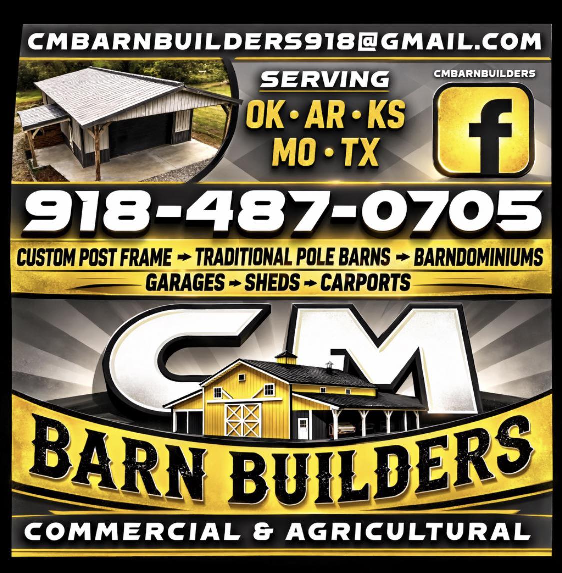 CM Barn Builders | Muskogee OK