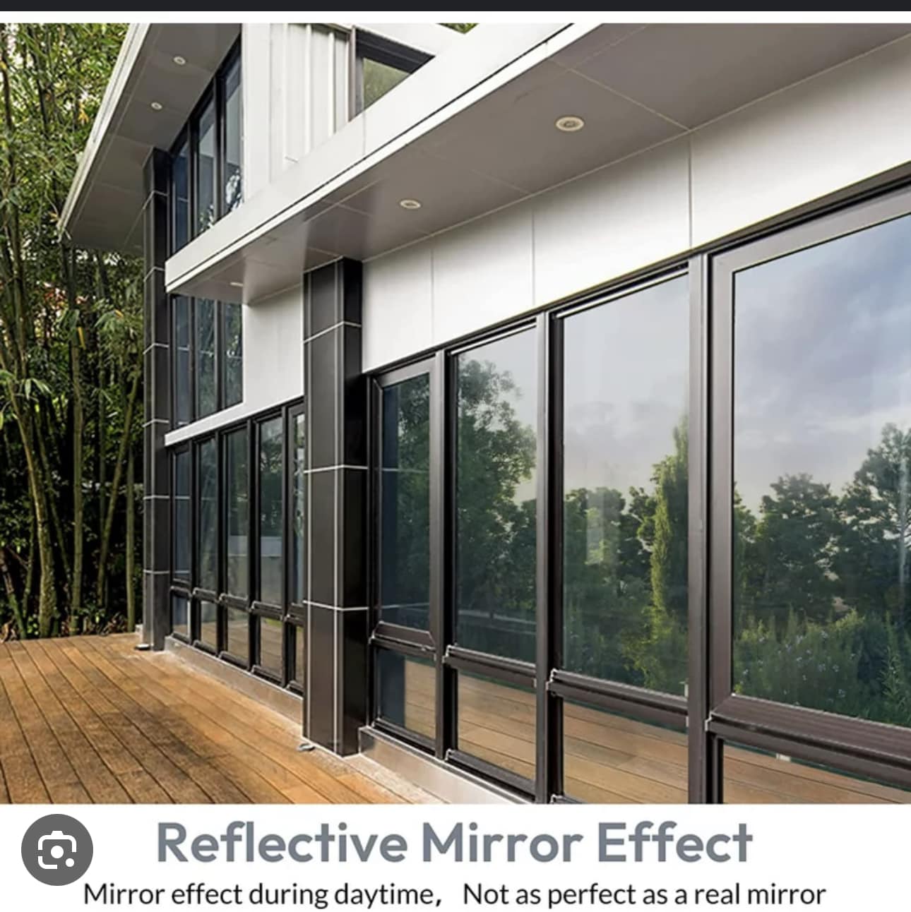 One Way Mirror Window Film Daytime Privacy Heat Control Film Solar Film Non-Adhesive Window Tint Home Office Blue Silver 6 Mil 35 4 Inch X 13 1 Feet