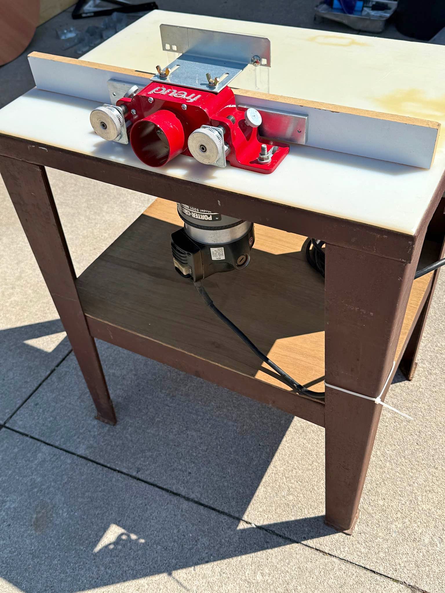 Freud Router Table Setup w/ Porter Cable Router – HDPE Top - Router ...