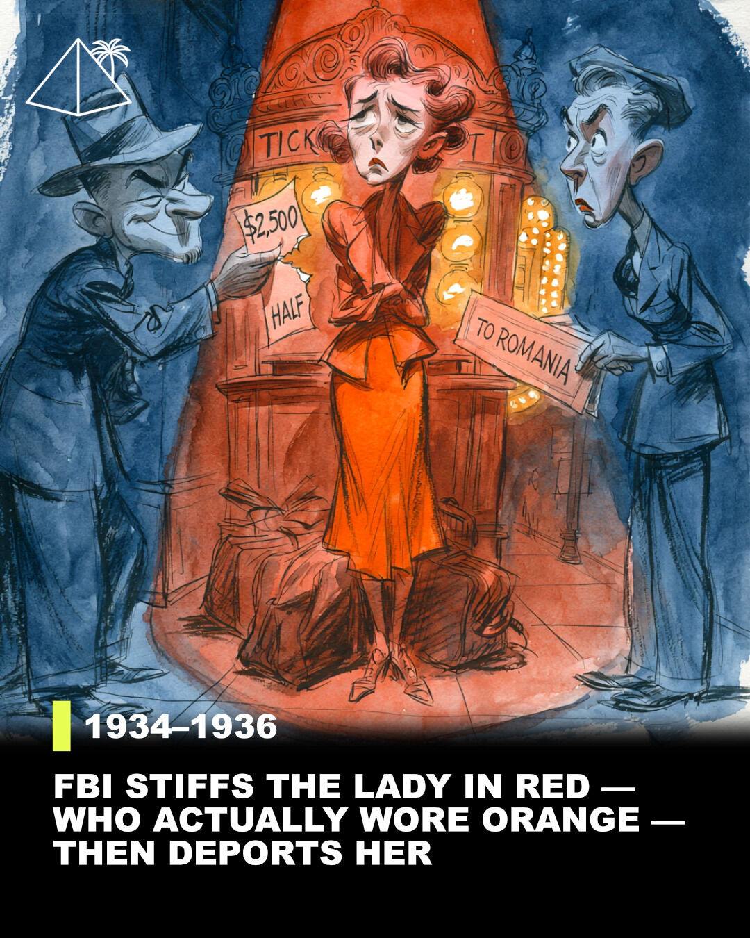 lady in the red dress dillinger real story of the and John Dillinger's death in Chicago wholesale 60 up for donation dec 2025