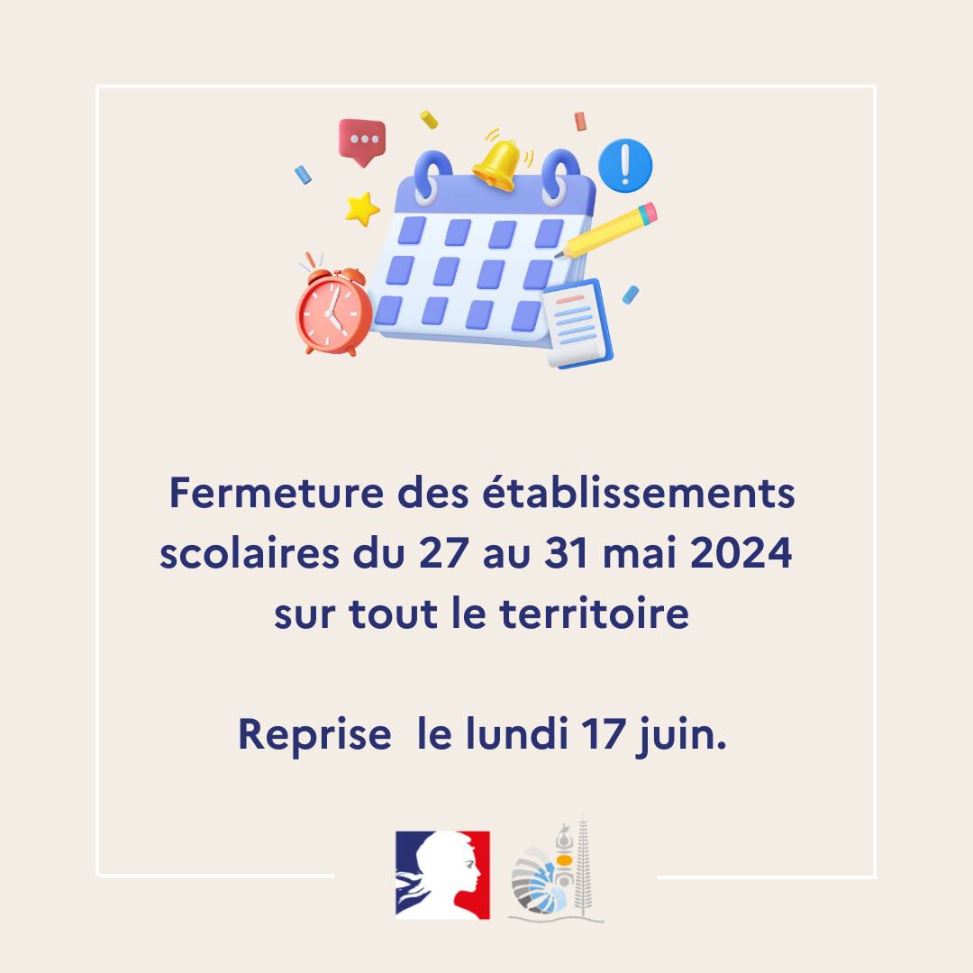 [Calendrier des... - Vice-rectorat de la Nouvelle-Calédonie