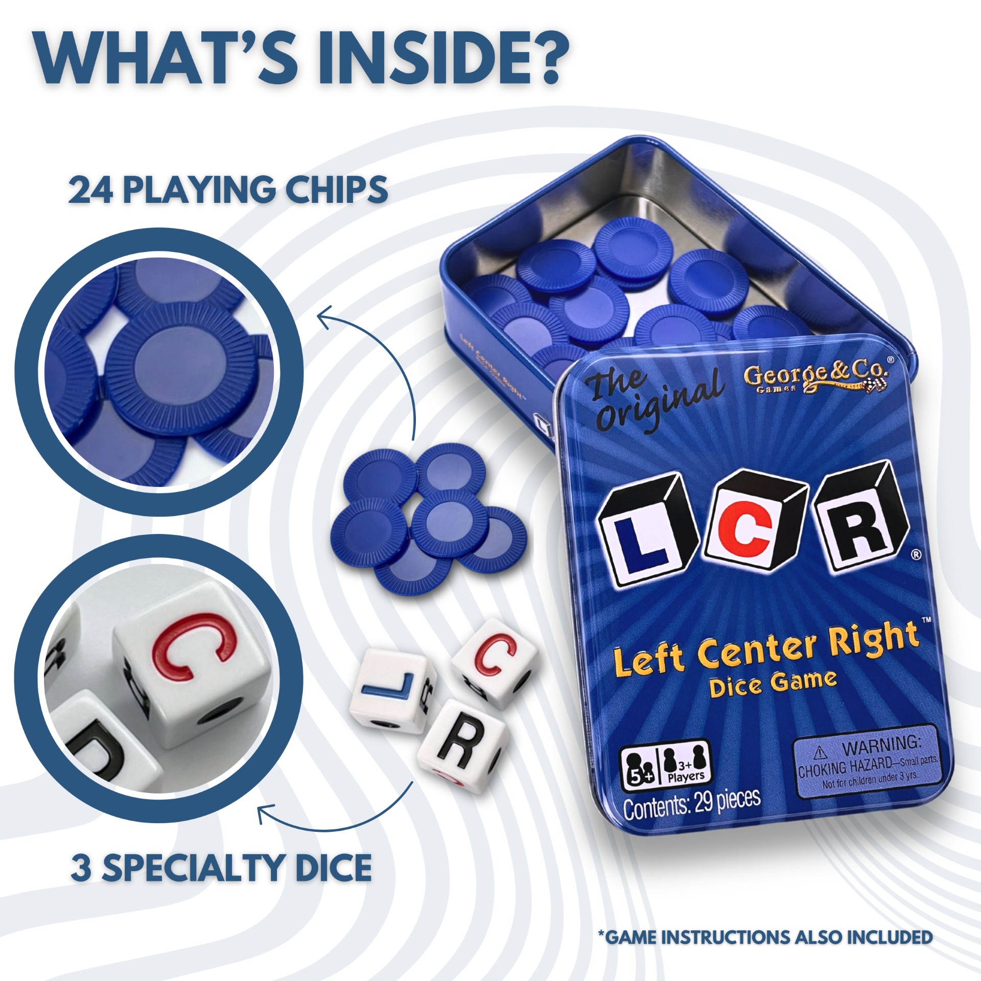 LCR® Left Center Right™ Dice Game | Naples FL