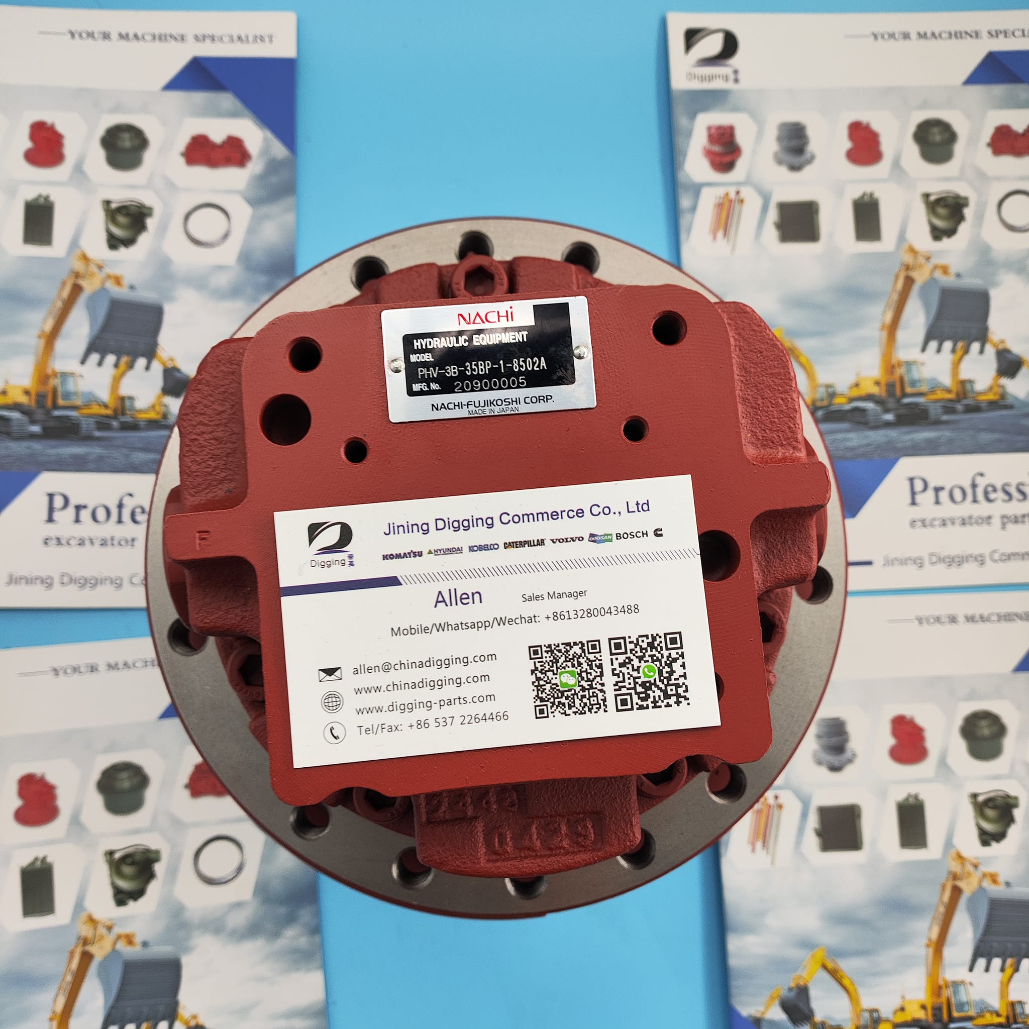 Nachi original brand new final drive. Part number: PHV-3B-35B