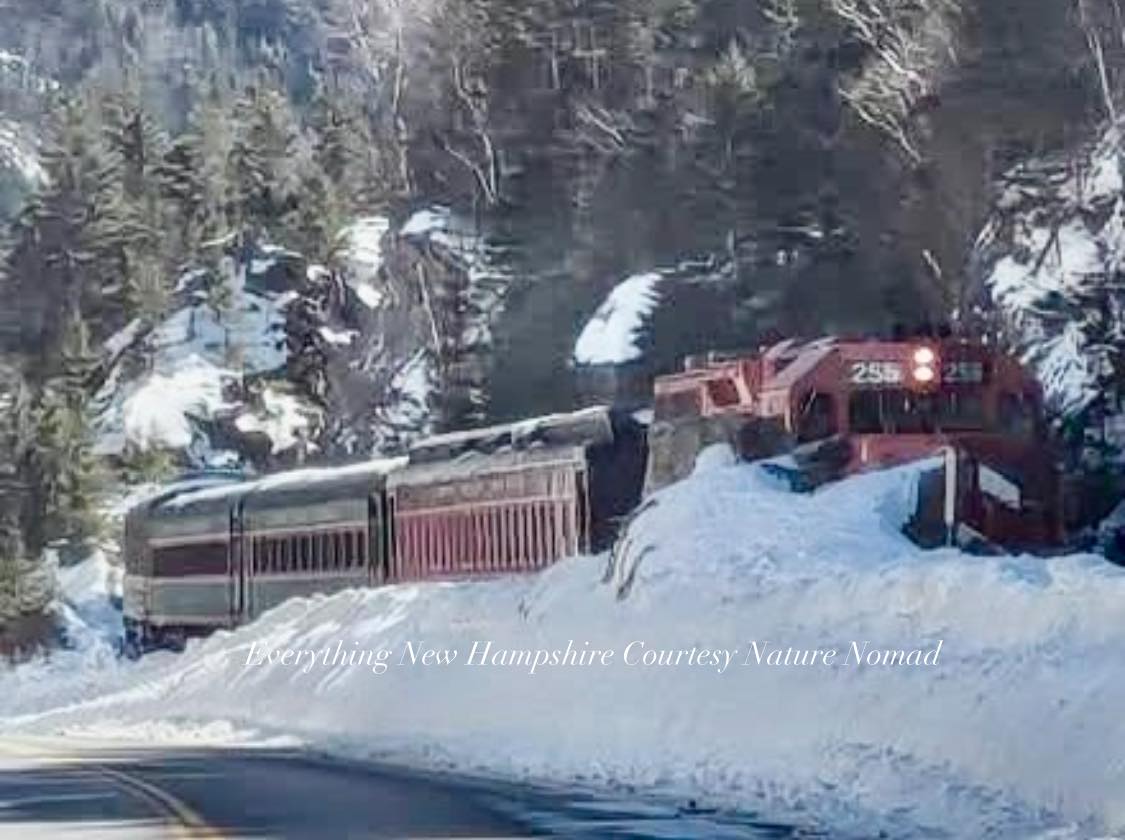Old Man of the Mountain spotted on North Conway scenic railroad video