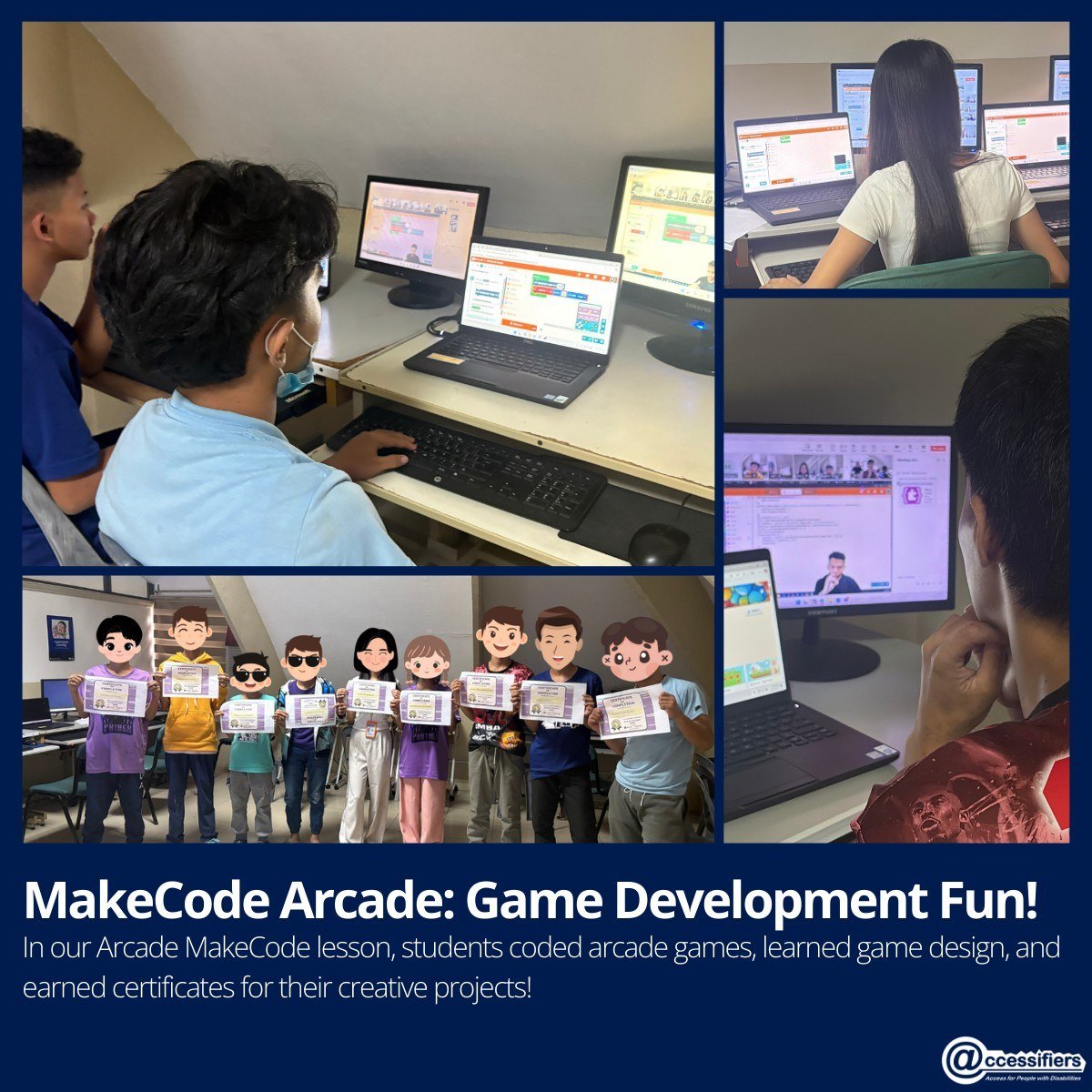 Accessifiers - 🎮 Level Up with MakeCode Arcade! Our students turned ...