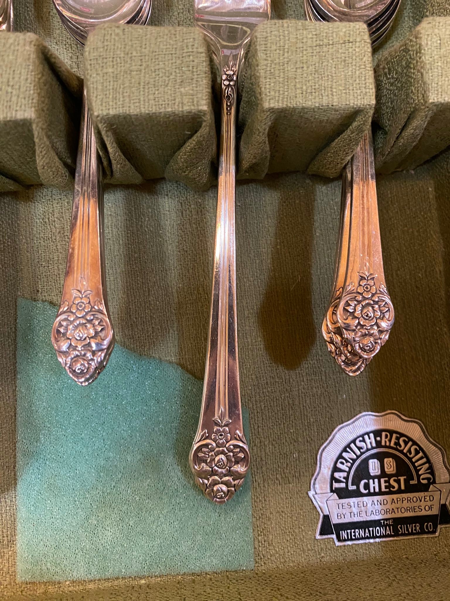 SOLD! Gorgeous set of silverware, WM Roger's / Oneida, originally