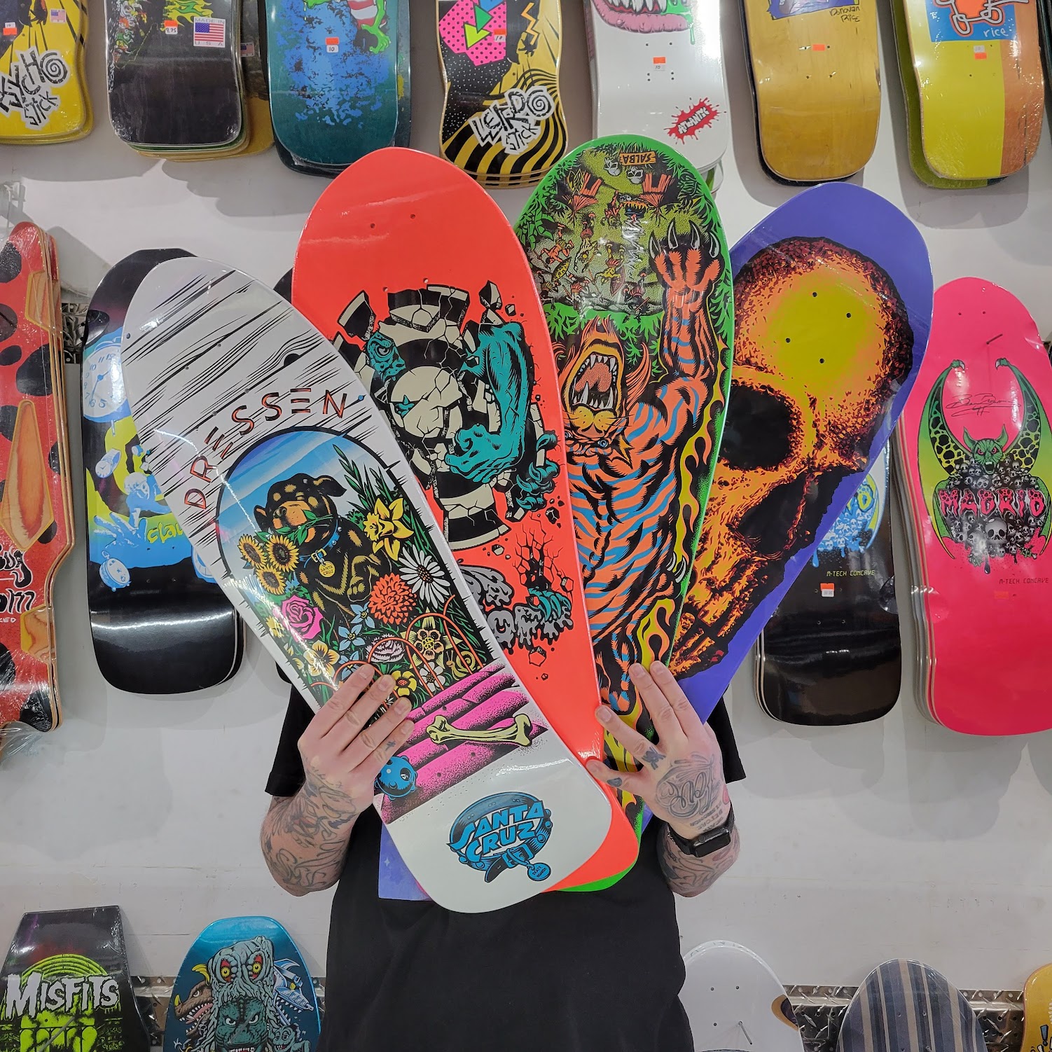 driven レアdavidmann soulsister 板　デッキ Dave Woodman's Munsters skateboard deck