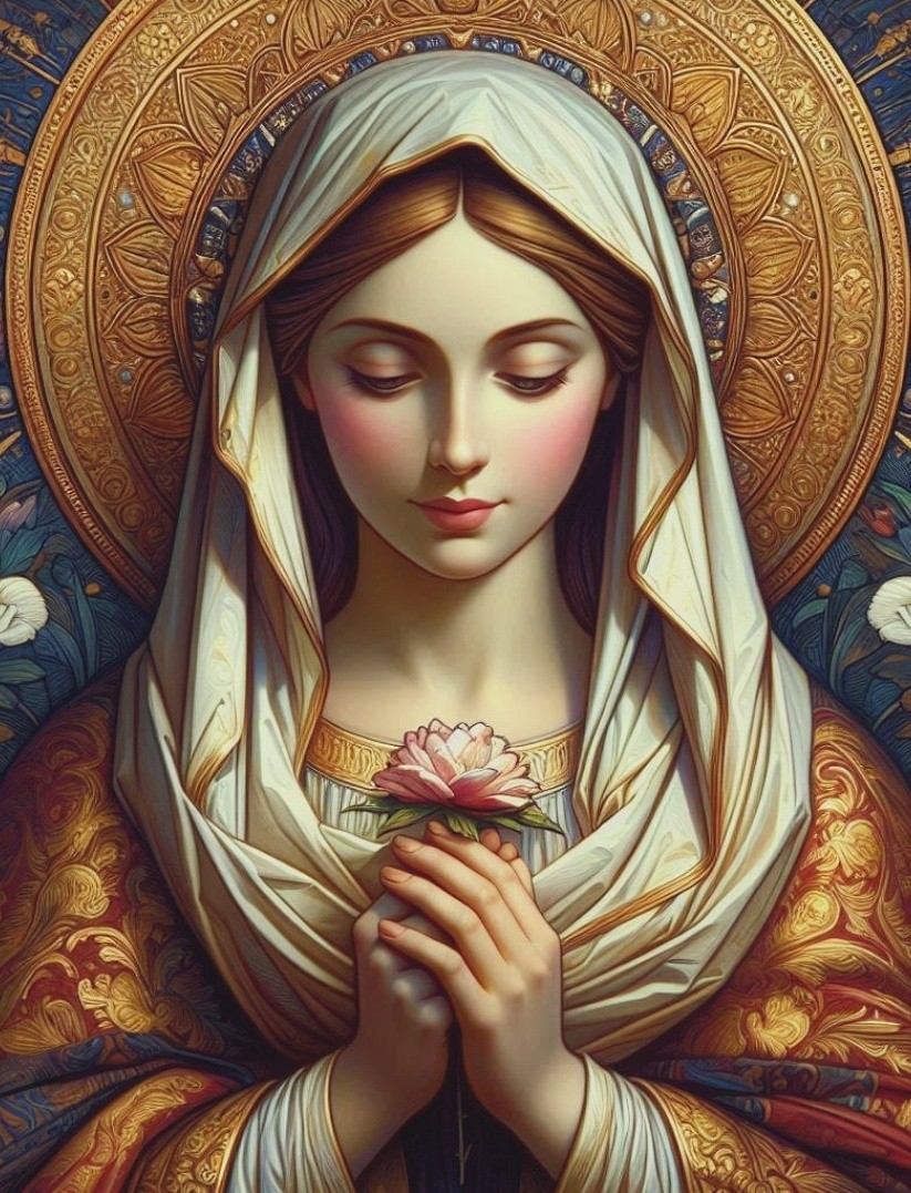 Mother - Holy Mother Mary, mother fair, Filled with love for God, Pray ...