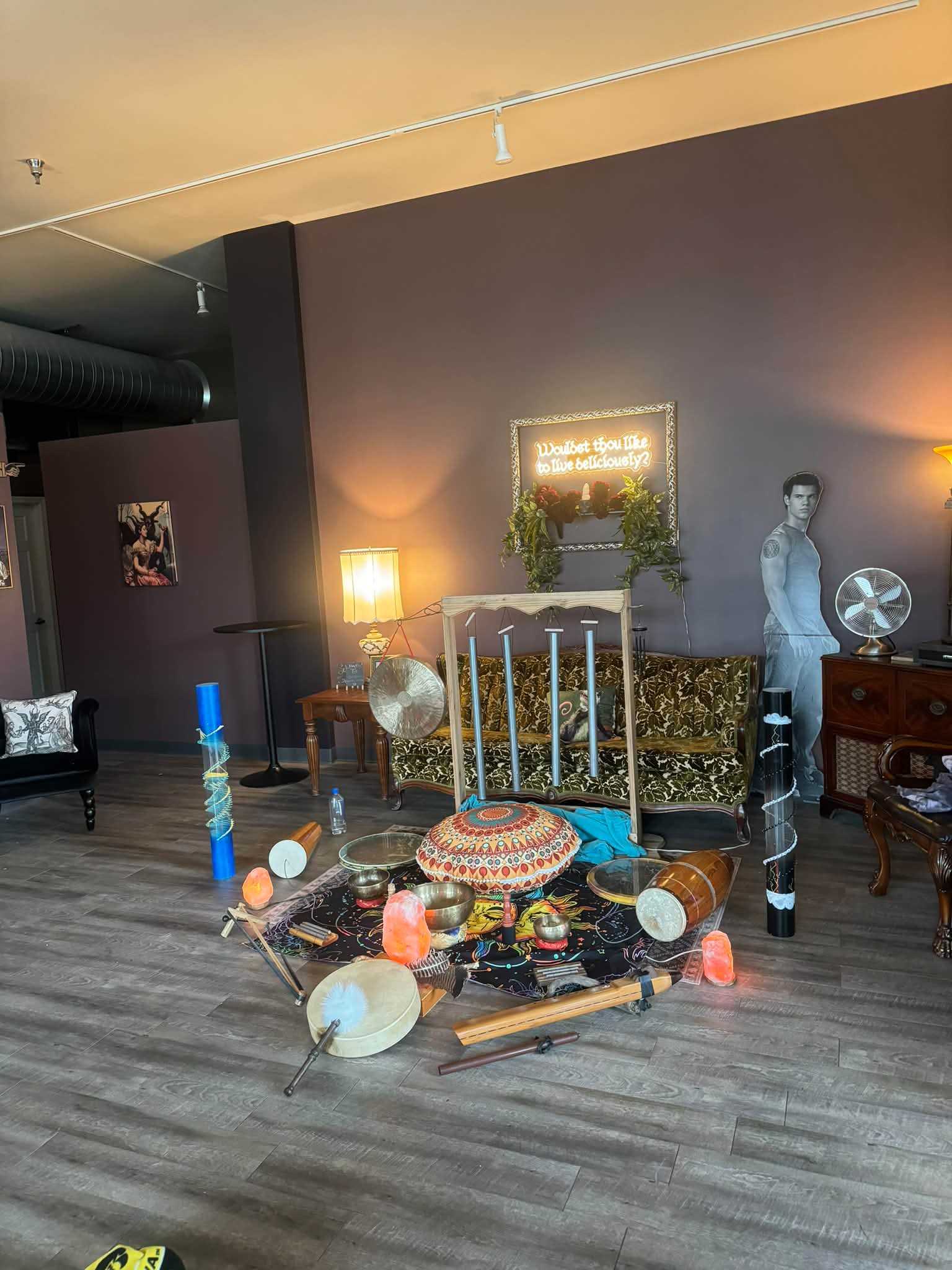 Sound healing event in Cedar Rapids area
