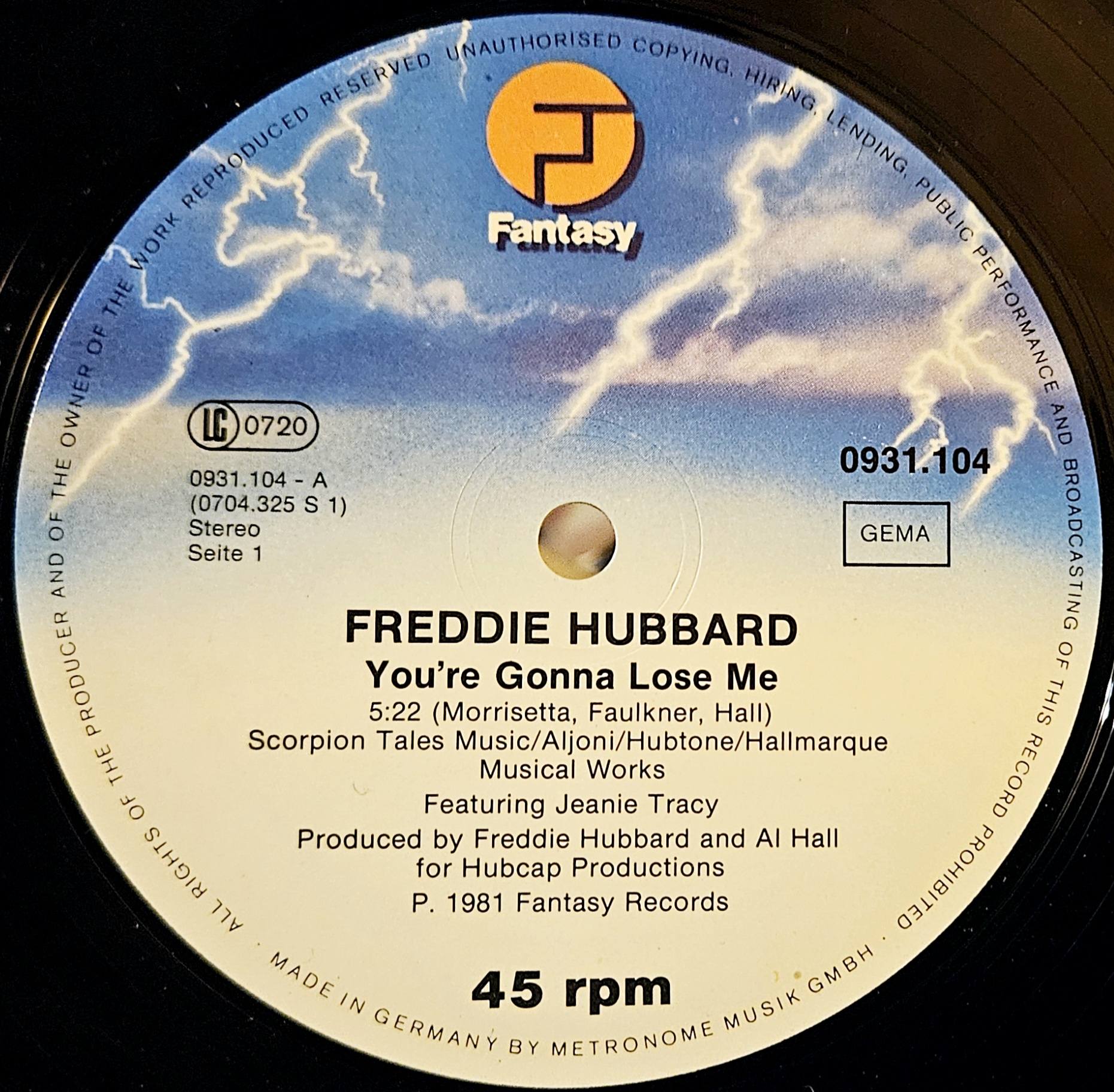 Freddie Hubbard Featuring Jeanie Tracy 