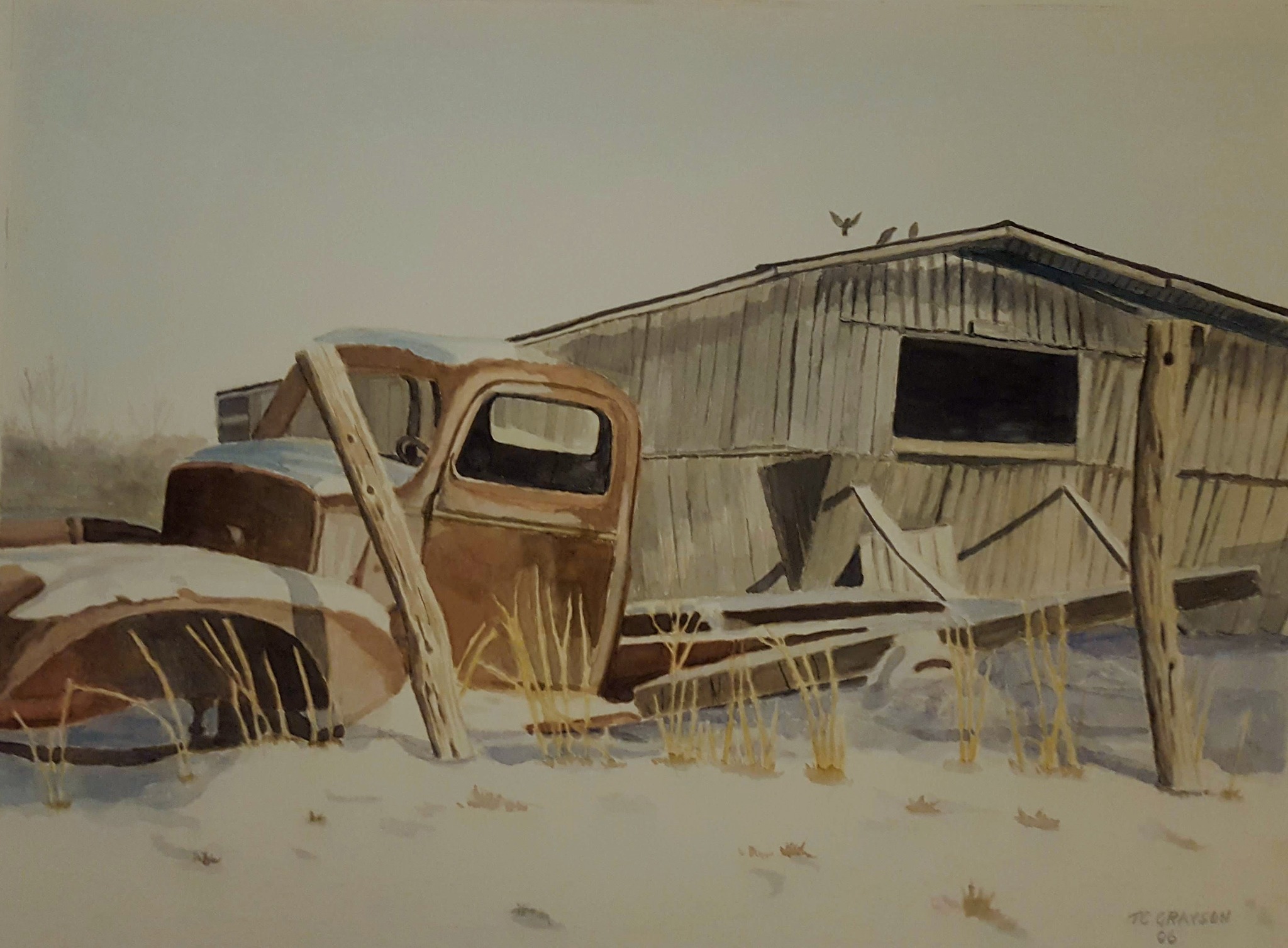 A couple of prints originally painted by Sue Quarles that truly