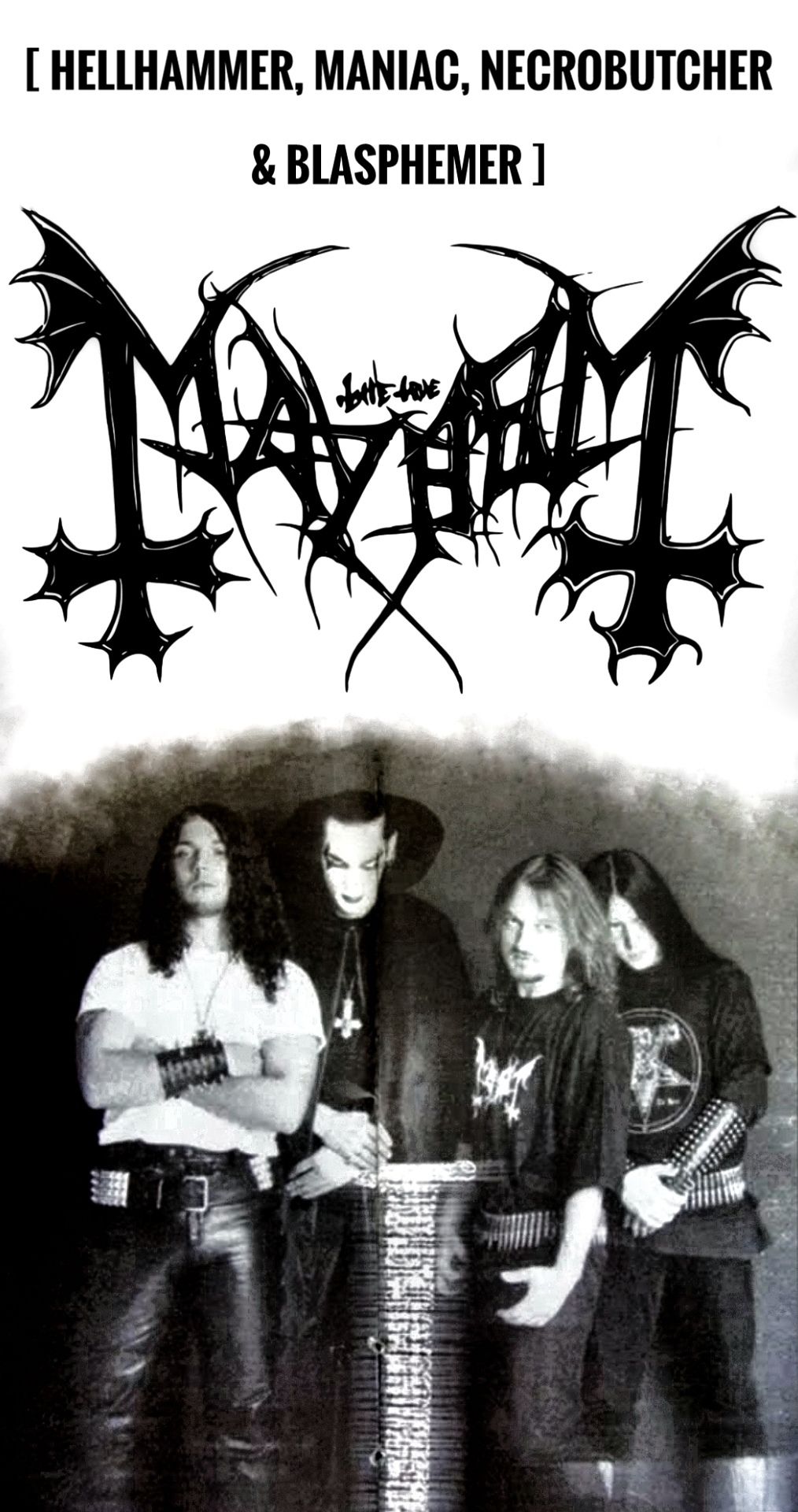 Mayhem's Wolf's Lair Abyss EP with Hellhammer and crew