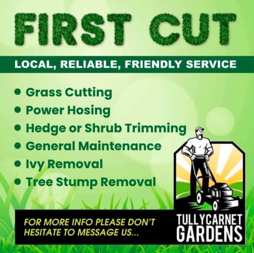 Tullycarnet - Books are now open for first cuts starting from the 1st ...