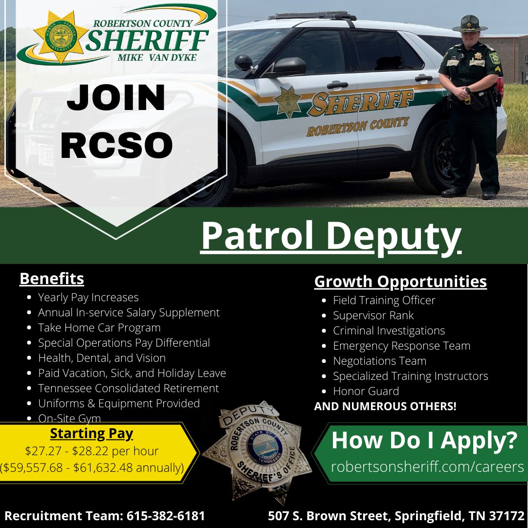 Robertson County... - Robertson County Sheriff's Office
