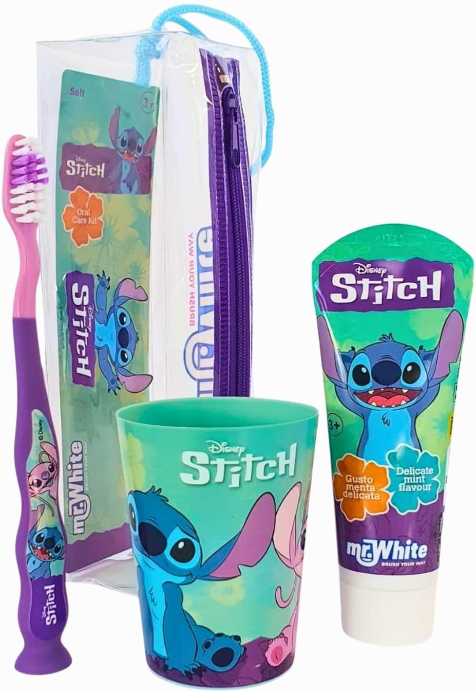 Mallette De Dessin Stitch 52 Pièces – 3 Niveaux, Crayons Feutres, Boîte De Couleurs – Cadeau Artistique