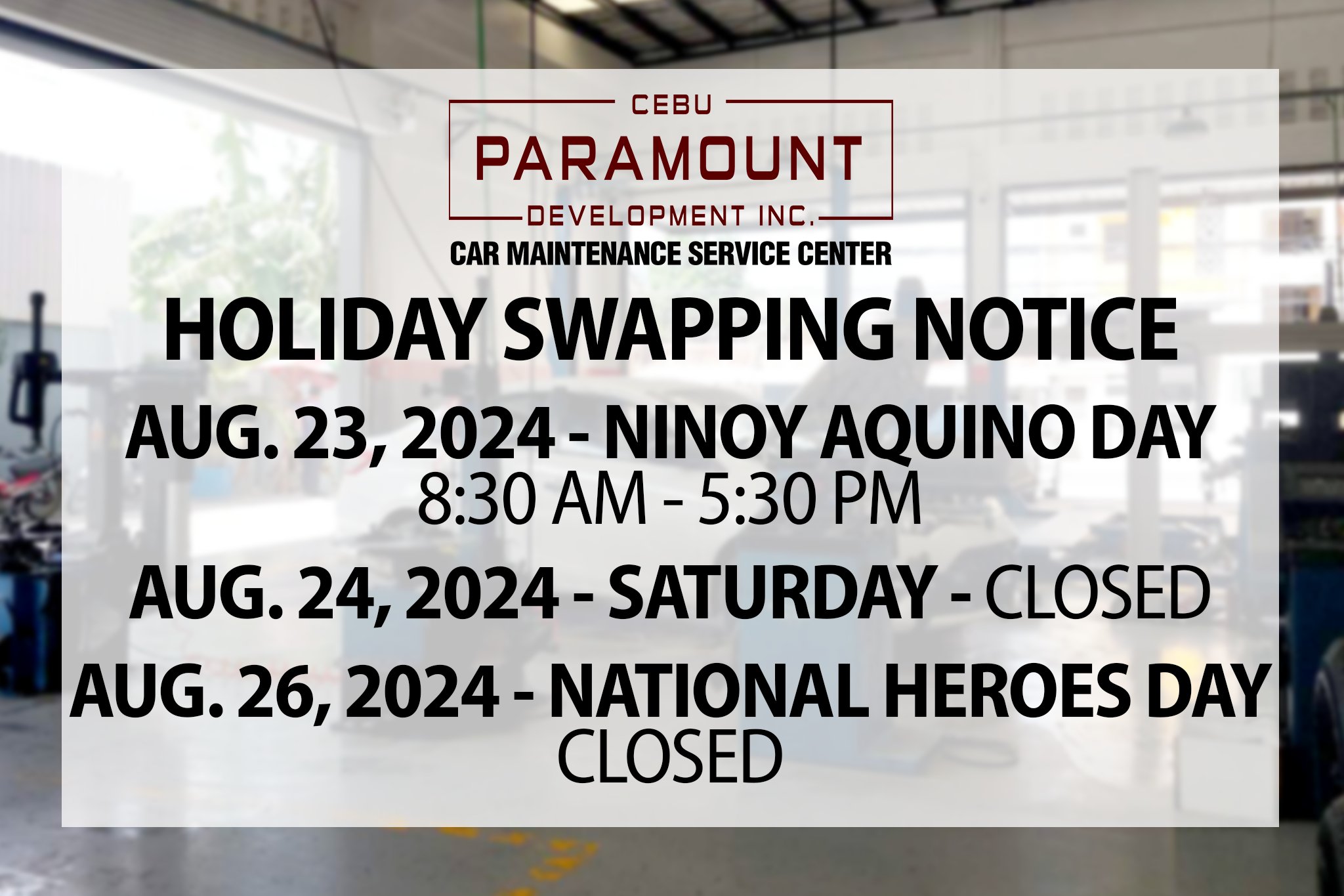 Cebu Paramount - Car Maintenance Service Center