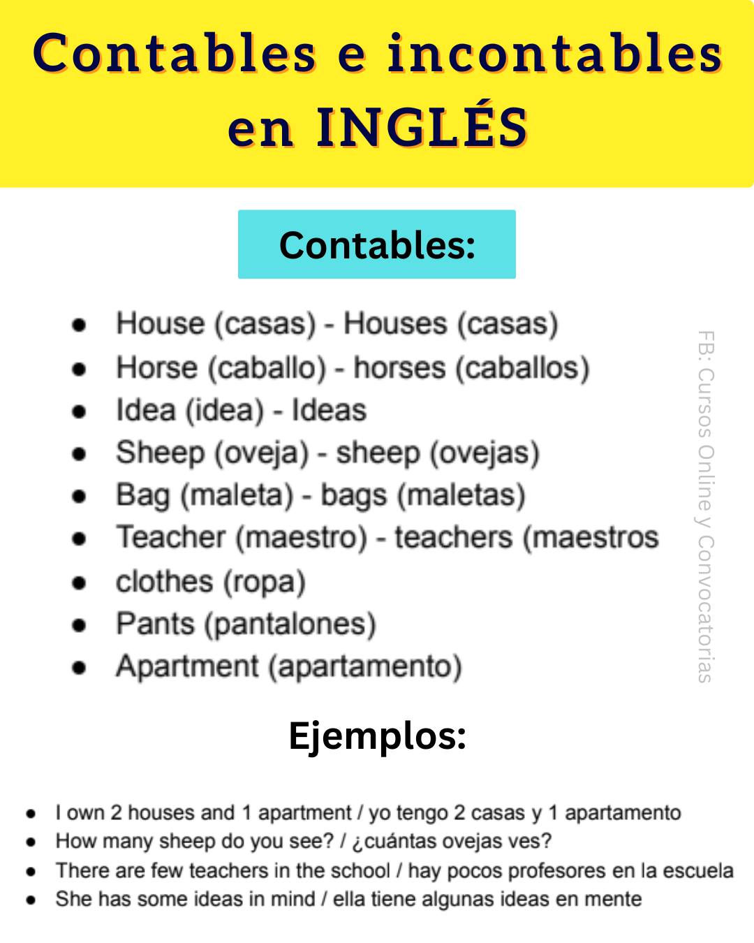 Contables E Incontables 306179 | Countable And Uncountable Nouns