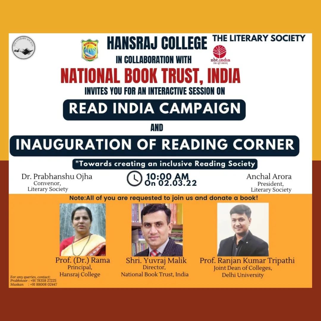 Hansraj College -... - Hansraj College - University of Delhi