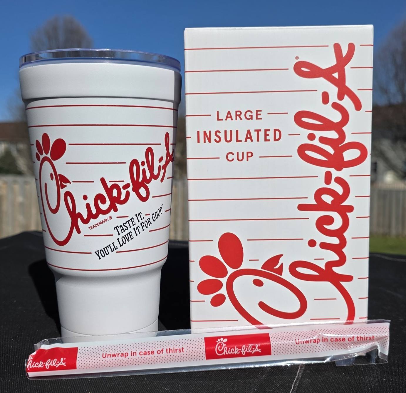 New Chick-fil-A insulated tumbler with retro look is 🔥 and I love  display picture 1