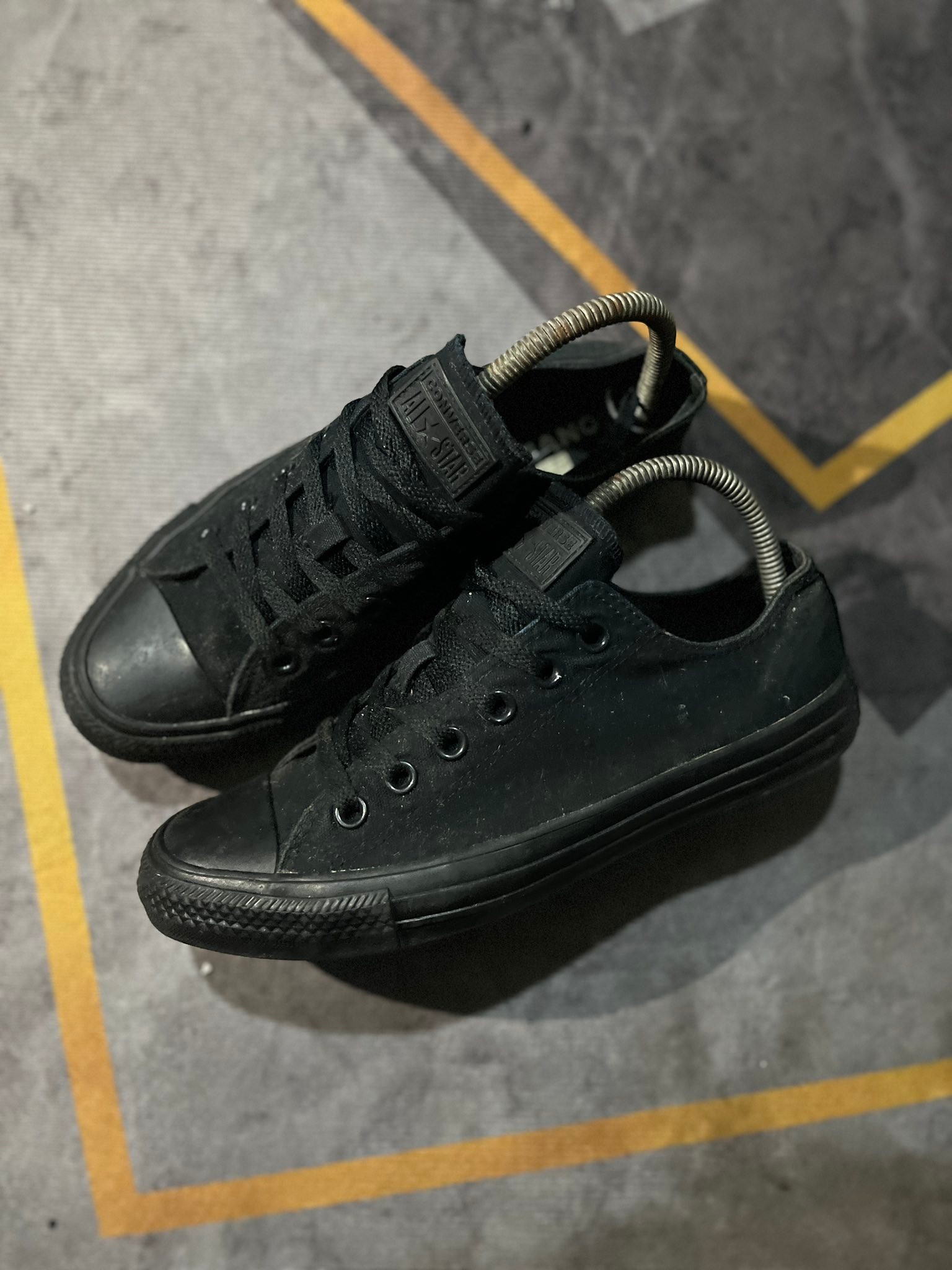 CONVERSE LOW BLACK EX MAP SIZE 39 (24,5cm) 250.000 NET -VANS ERA 