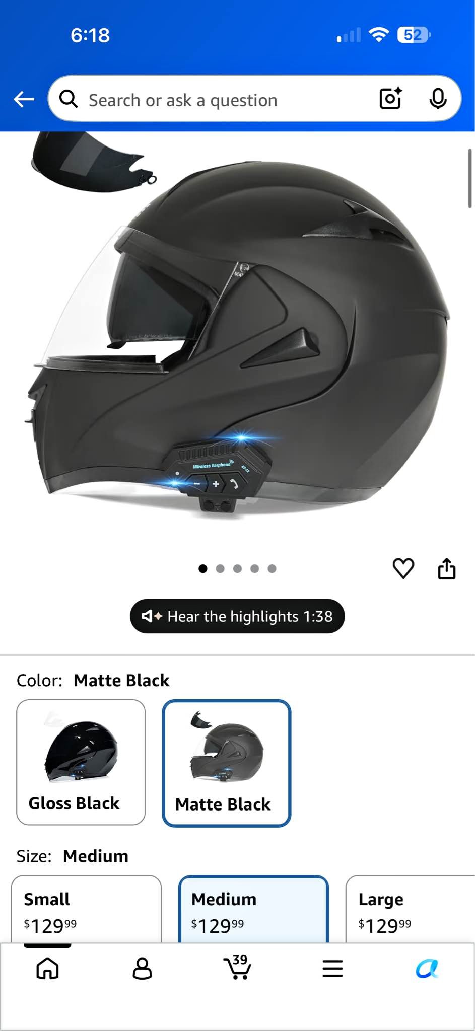 bluetooth motorcycle helmets colorado K3 Carbon Fiber Helmet - Headset Matte Black 1 now equipped with a built K3 Carbon Fiber Helmet -