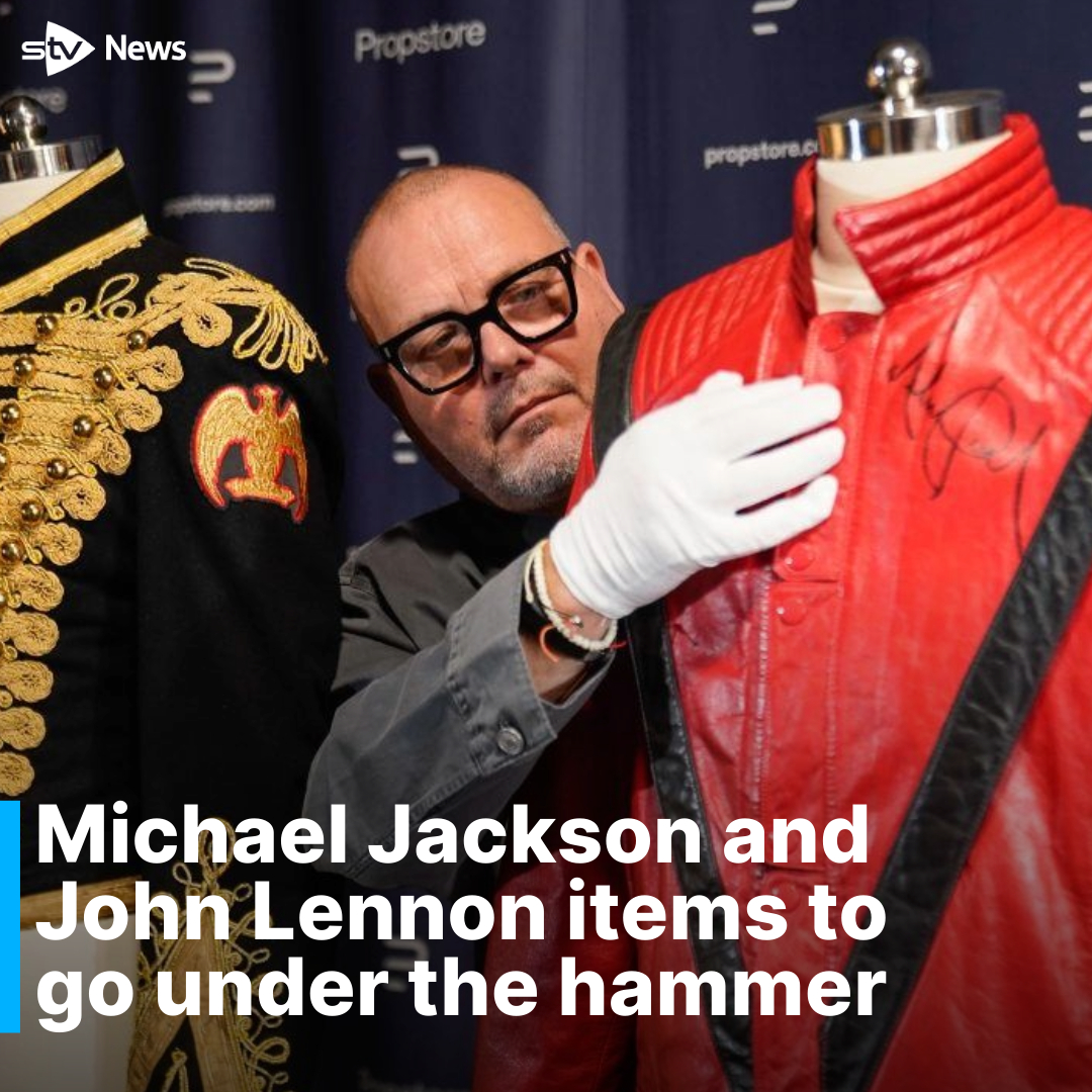 Michael Jackson's jacket and John Lennon's first vox amp, which he
