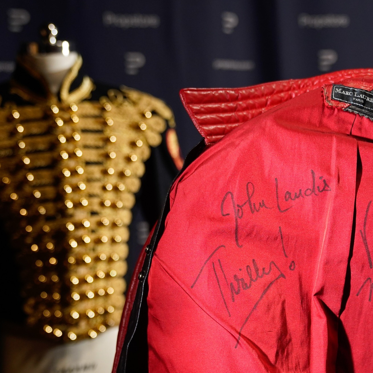 Michael Jackson's jacket and John Lennon's first vox amp, which he