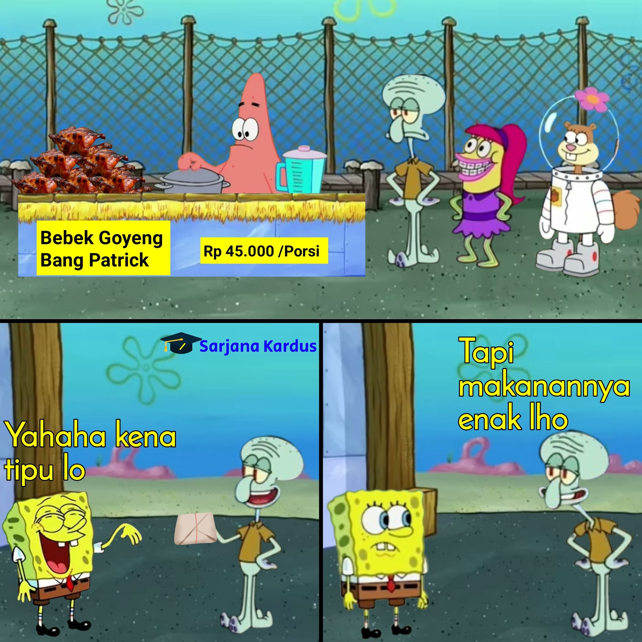 Sarjana - Meme Bisnis. Resto dan warung kaki lima punya cara untuk ...