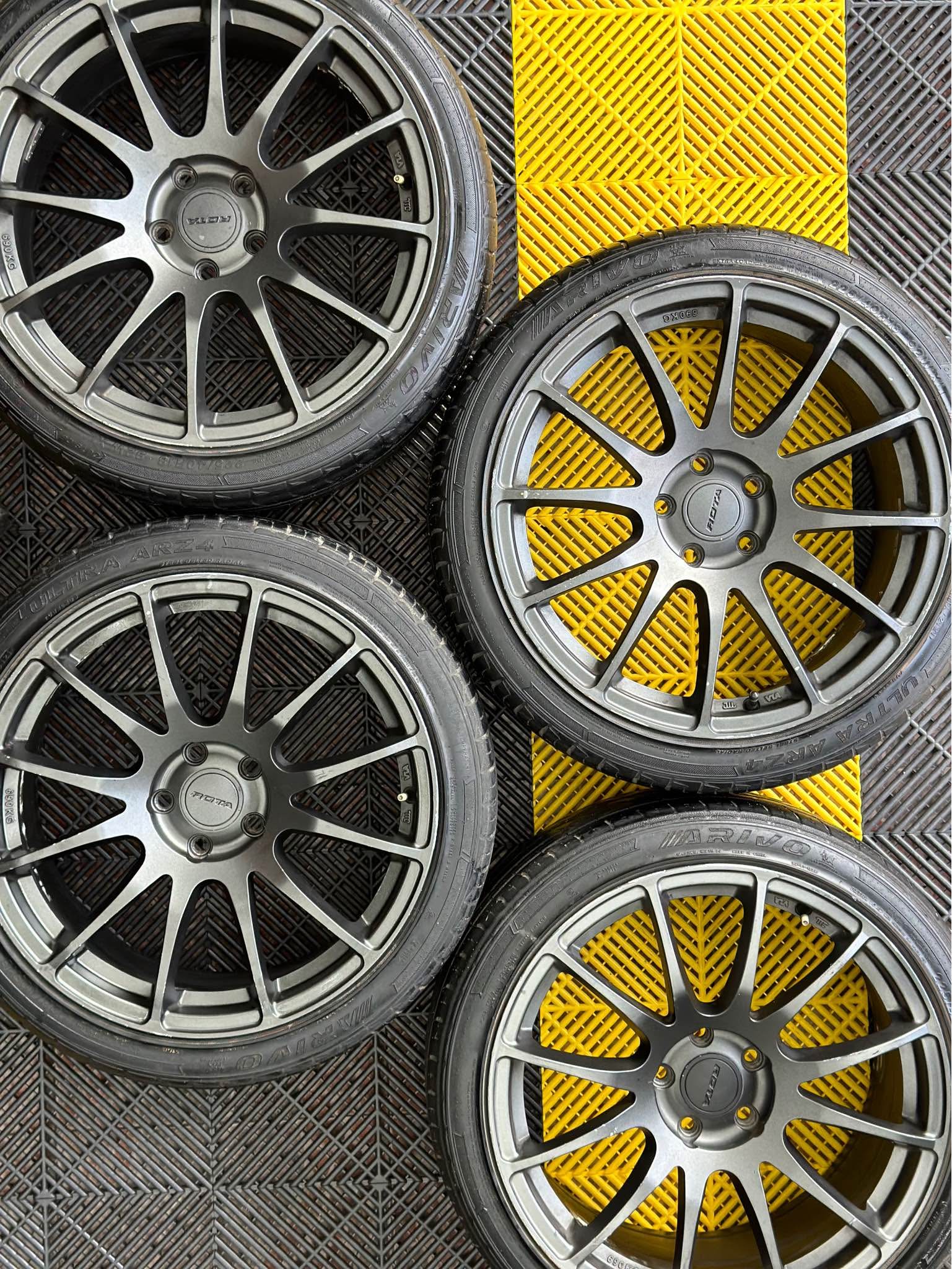 18s Rota PWR FA 5x108 mags with tires - Car Wheels, Tires & Parts ...