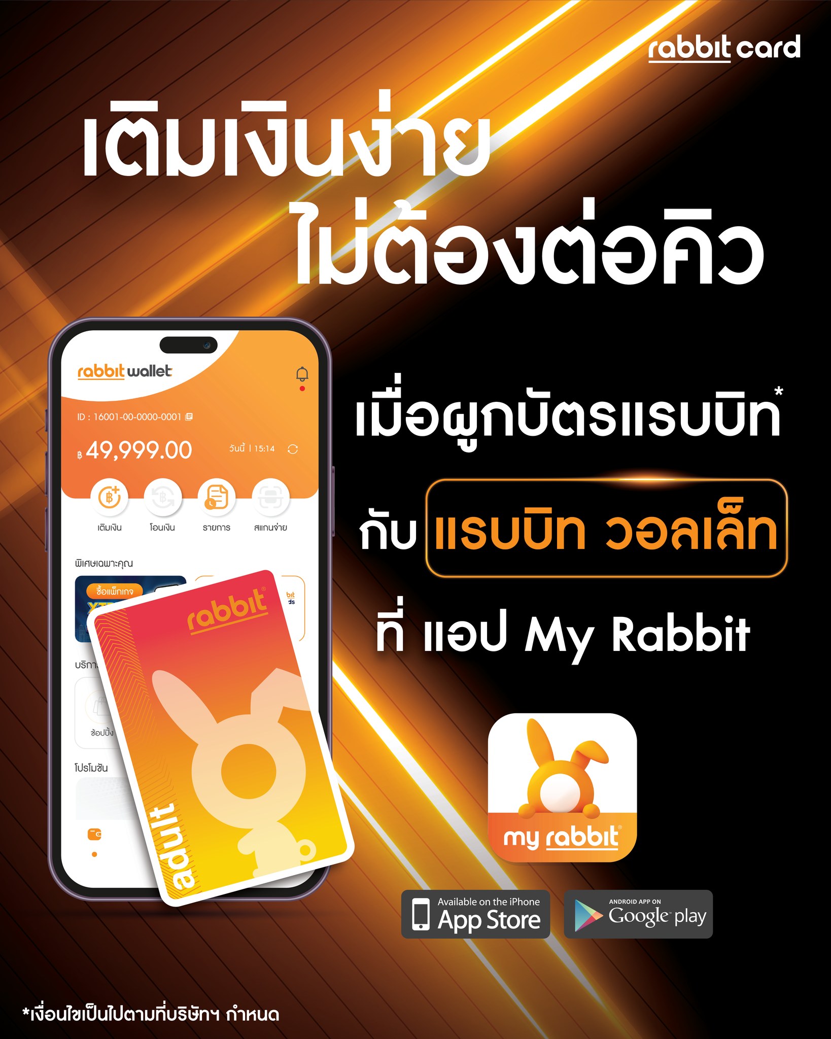 Rabbit Card - เติมเงินง่าย ไม่ต้องต่อคิว 🚝 🧡... | Facebook