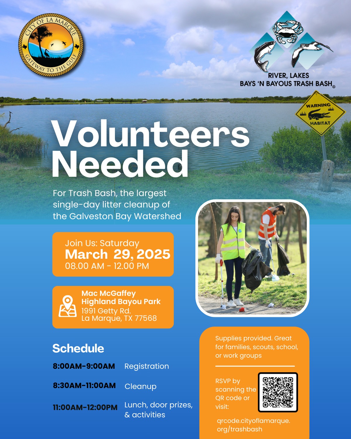 City - 🌍 Help Keep Our Bayou Clean at Trash Bash 2025! 🌿 Join us as we ...