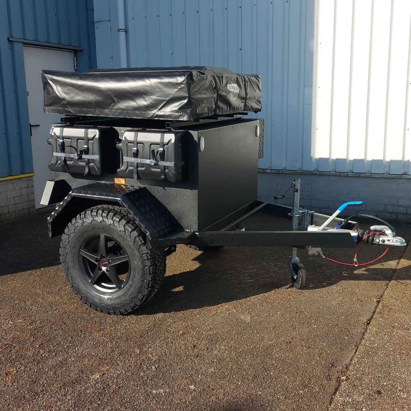 Our Ats125 with double #jerrycans on it. More info on our