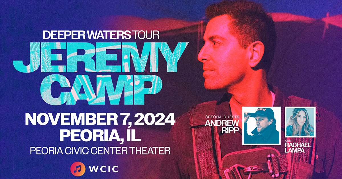Peoria - 🎵 Don’t miss a powerful evening with Jeremy Camp and special ...