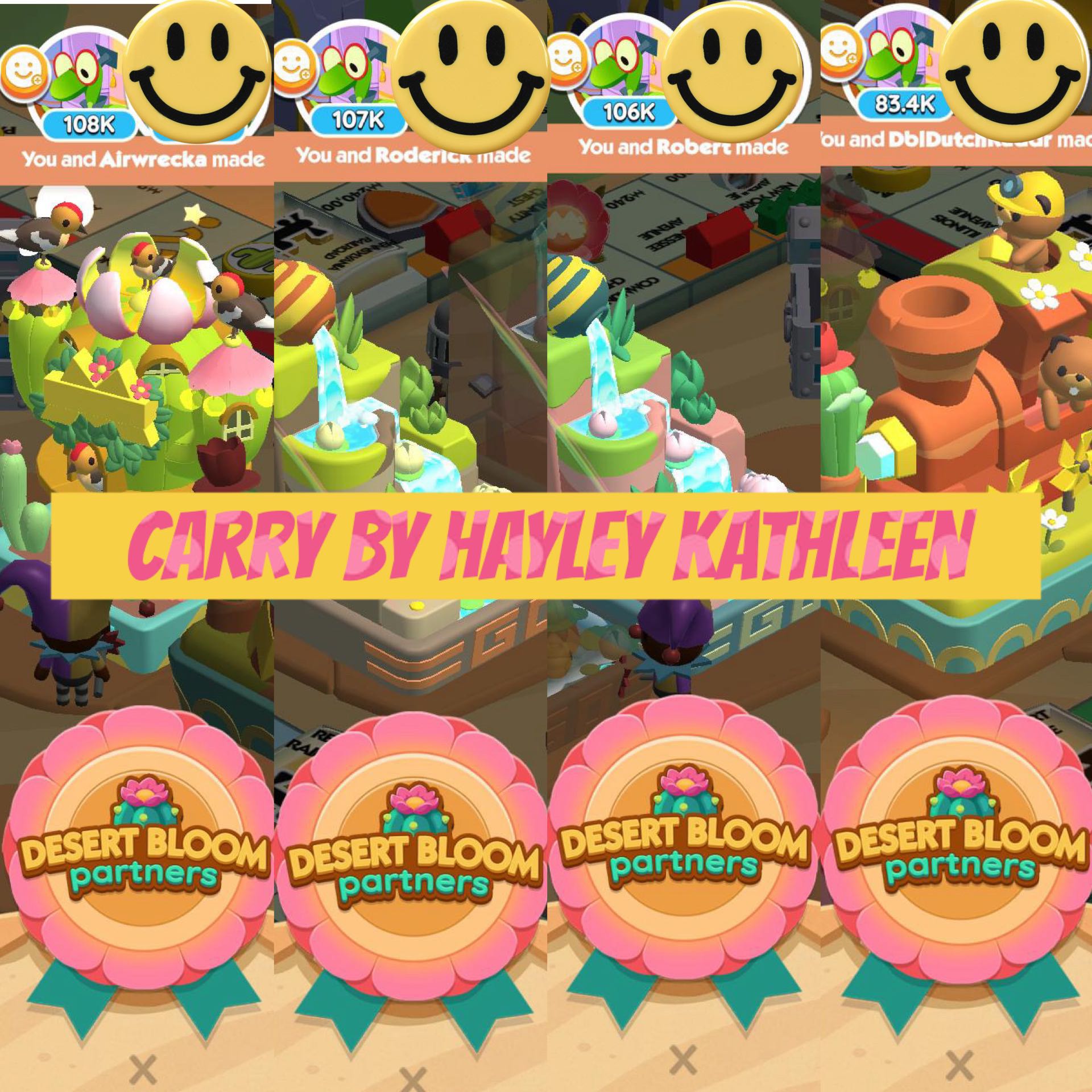 Gardening Partner event Full carry Rush Slot 80k Fast Complete