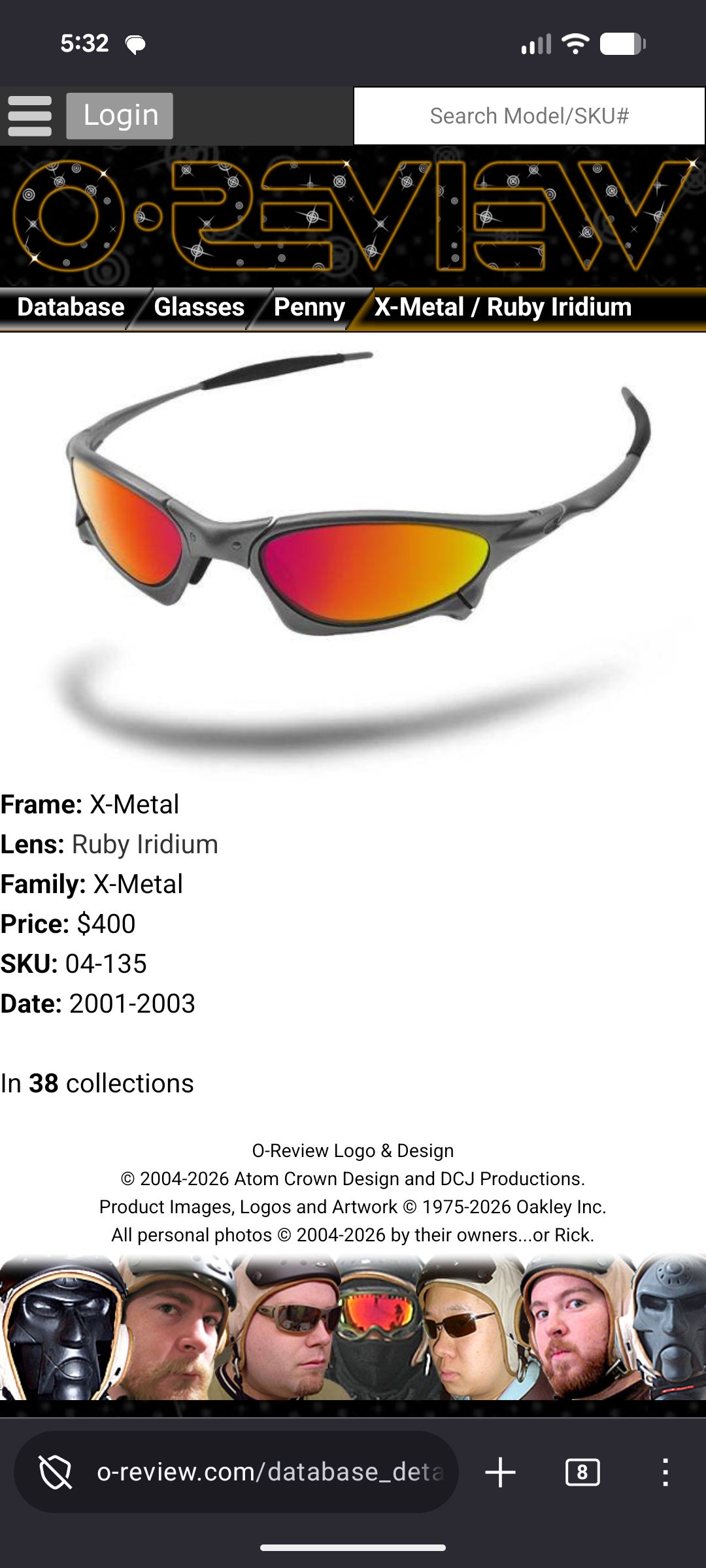 Oakley Penny (2001) A model often misunderstood, let's set the