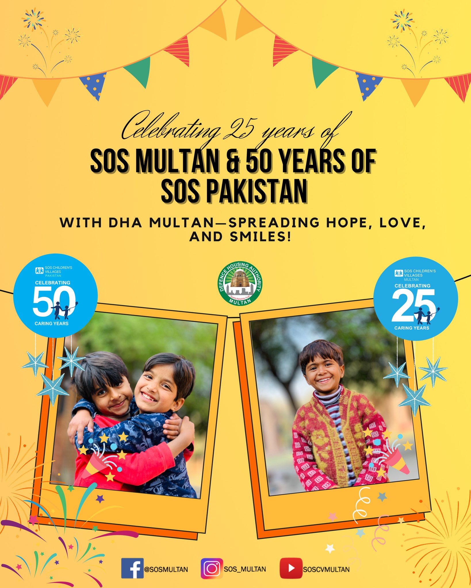 SOS - 🌟 Celebrating 25 Years of SOS Multan & 50 Years of SOS Pakistan ...