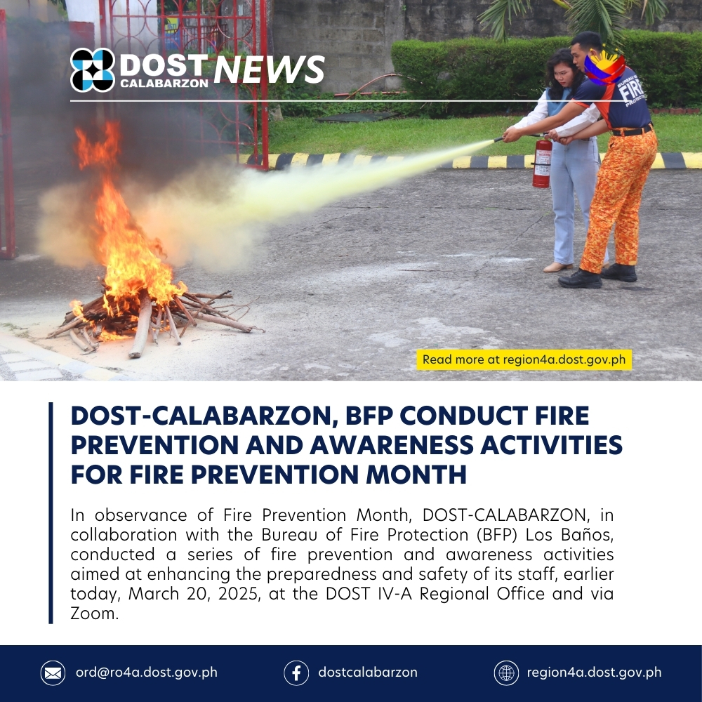 DOST - #DOSTCALABARZONNews 