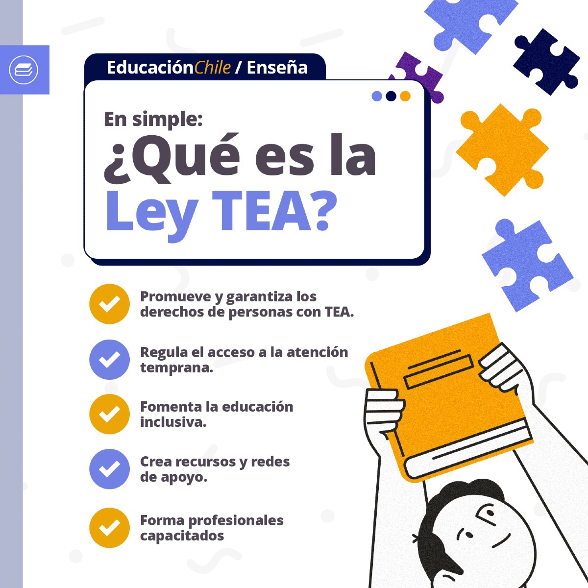 Educación Chile - 🌟 ¡La Ley TEA llegó para marcar un hito... | Facebook