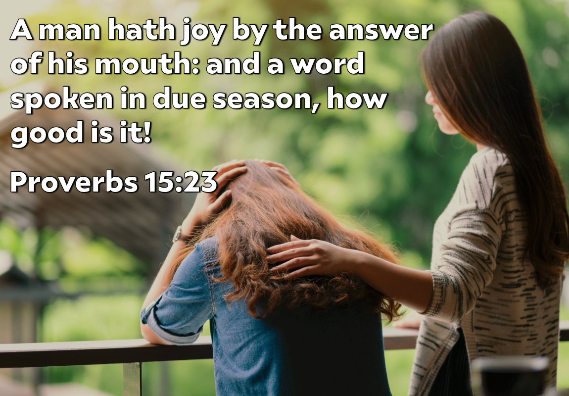 Wisdom of Solomon's Proverbs - 𝐏𝐫𝐨𝐯𝐞𝐫𝐛𝐬 𝟏𝟓:𝟐𝟑 𝐀 𝐦𝐚𝐧 𝐡𝐚𝐭𝐡 𝐣𝐨𝐲 𝐛𝐲 𝐭𝐡𝐞 ...