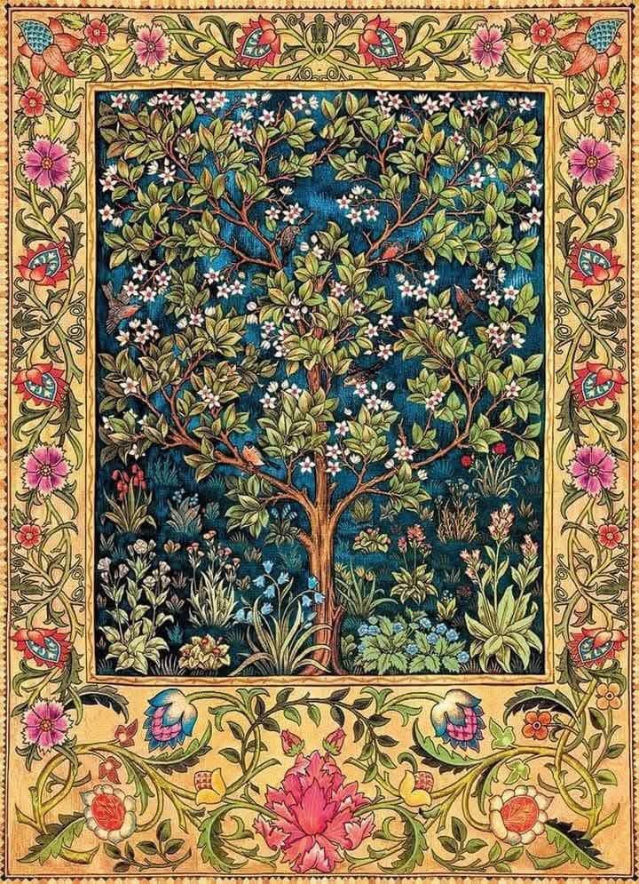 William Morris's Tree of Life tapestry at the British Museum