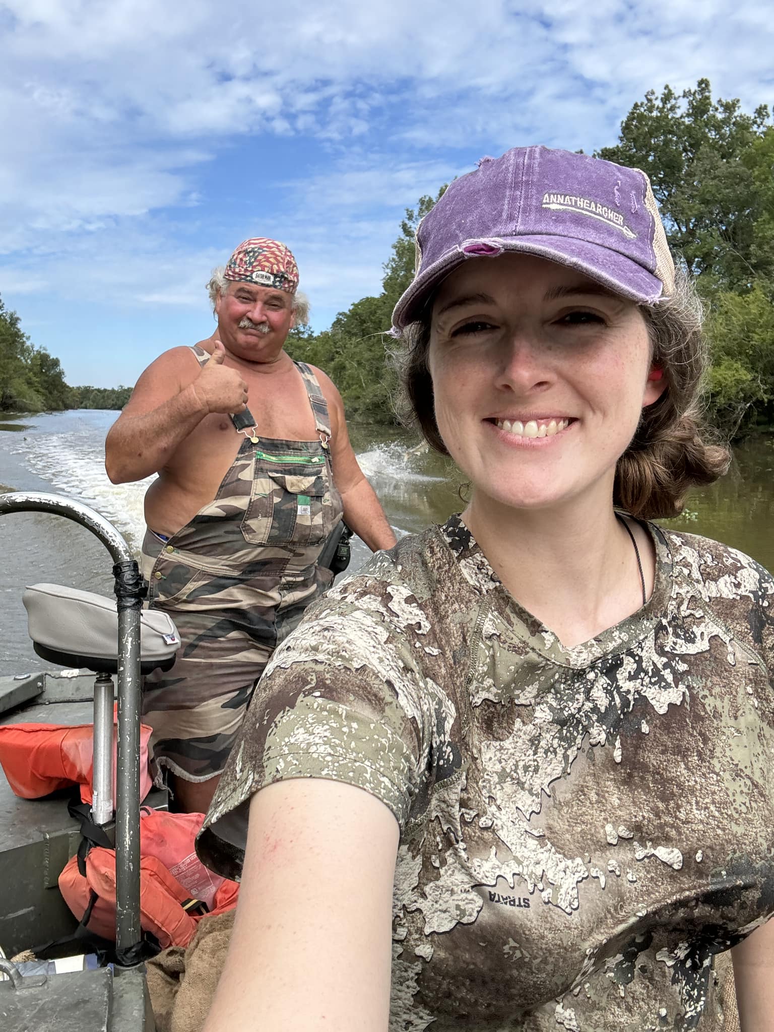 Anna Ribbeck - Me and Mr. Bruce are back gatoring on Swamp...