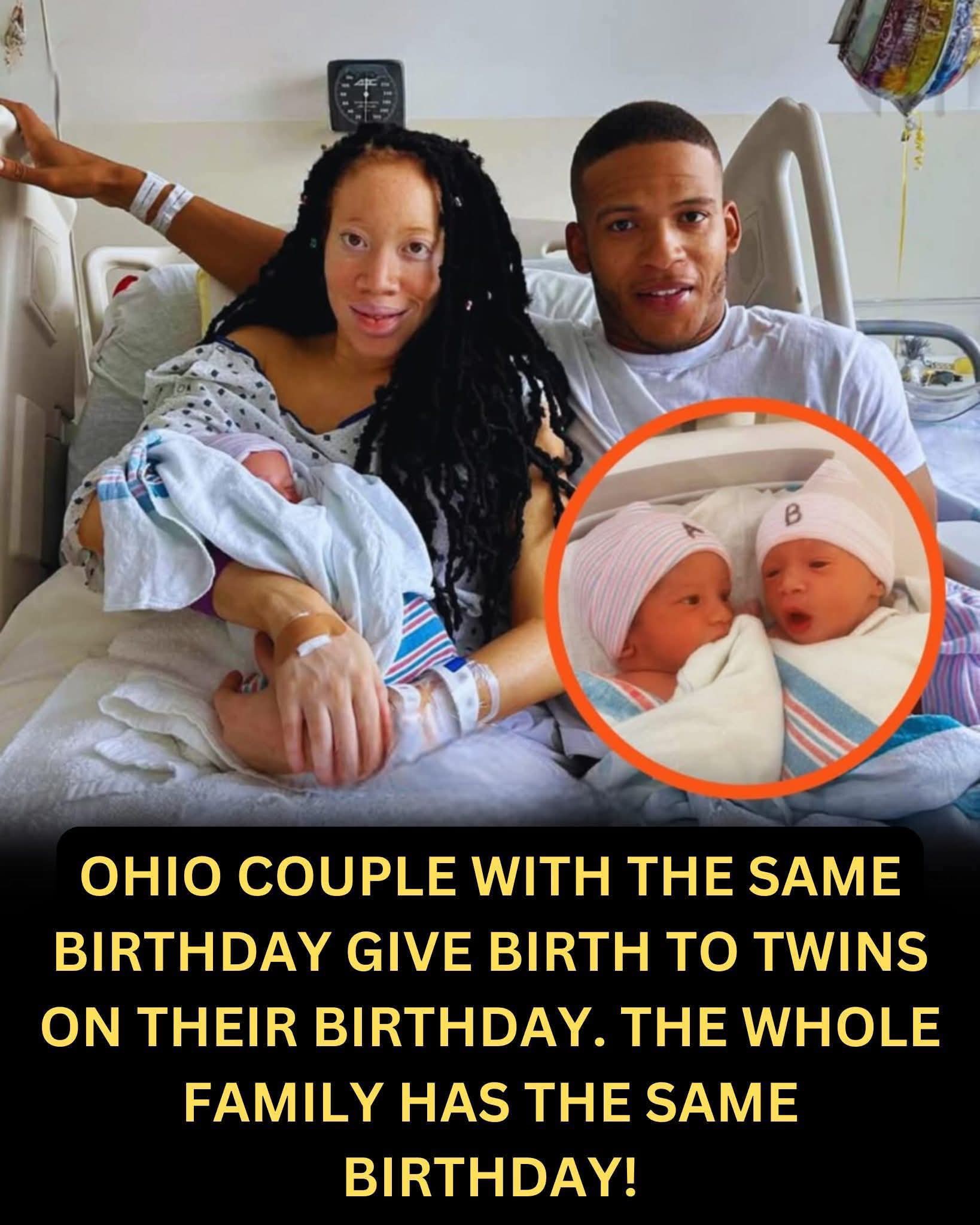 Scierra Blair and José Ervin Jr., both from Ohio, share the same