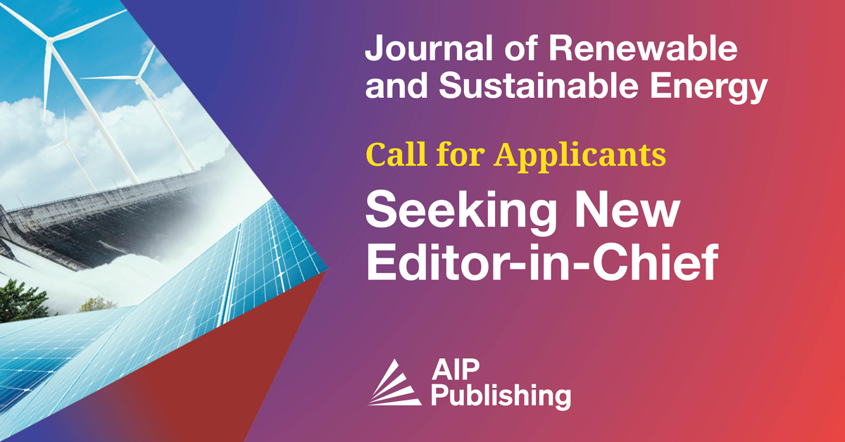 Journal of Renewable and Sustainable Energy