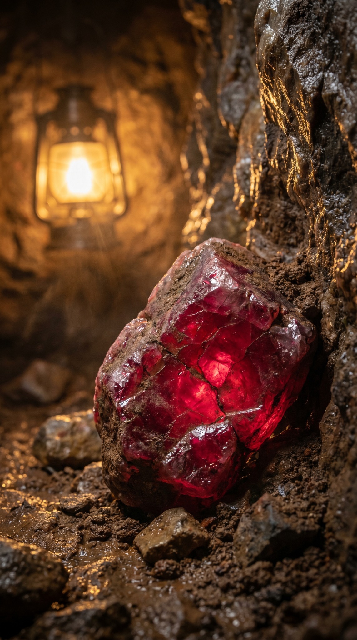 The rough ruby weighs about half as much as the largest ruby ever