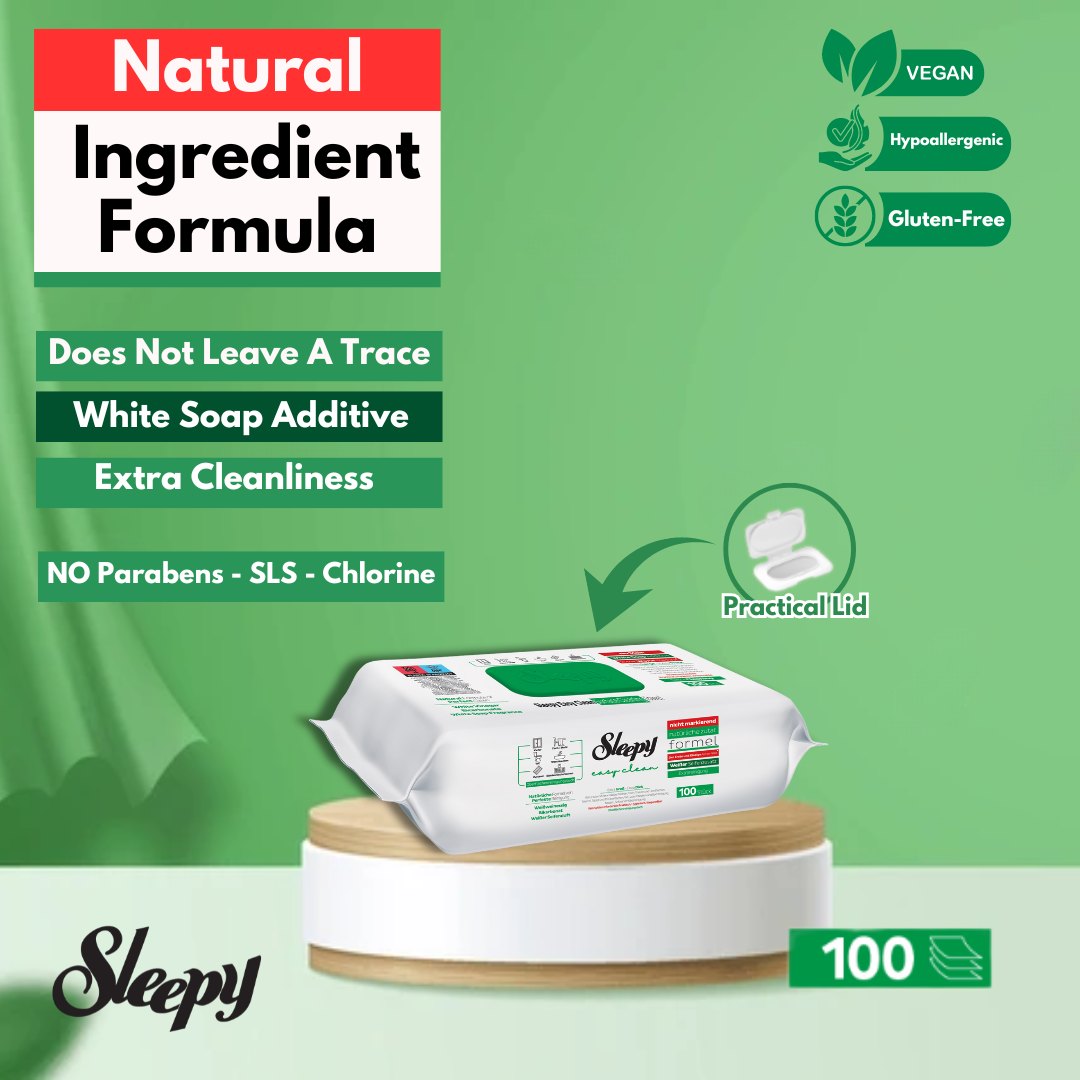 Sleepy Easy Clean Surface cleaning wipes, 100 pcs