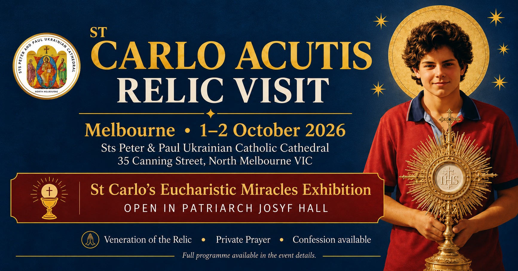 St Carlo Acutis - Relic Visit | Святий Карло Акутіс - візит мощей