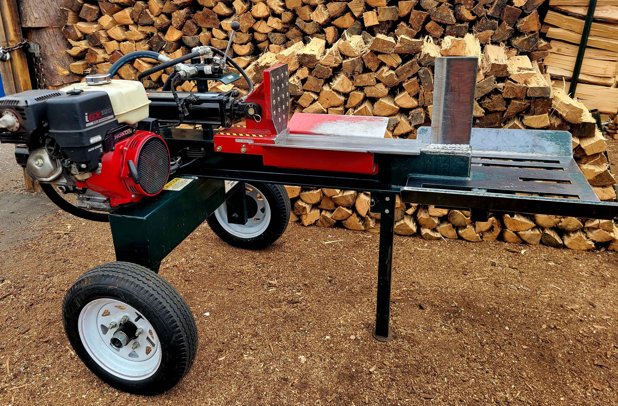 Built Rite Commercial Hydraulic Log Splitter, Wood, Firewood, Honda ...