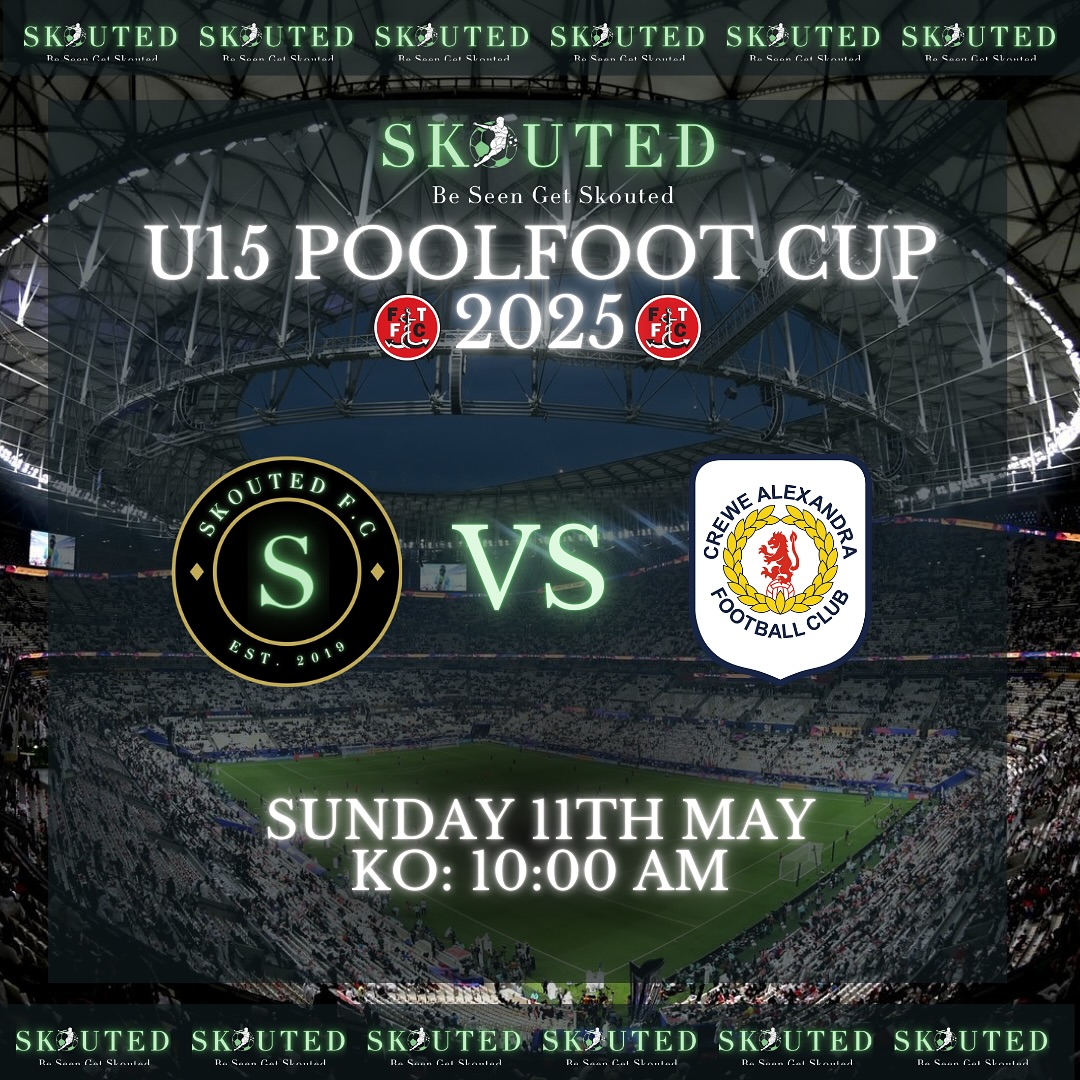 SkoutedFootball - Our first fixture of the U15s Poolfoot Cup 2025 will ...